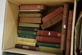 BOX OF MAINLY HISTORY HARDBACK BOOKS TO INCLUDE A HISTORY OF EVERYDAY THINGS IN ENGLAND, 1066 TO