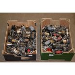 TWO BOXES OF VINTAGE RADIO VALVES