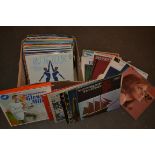 BOX OF VINTAGE LPS MAINLY CLASSICAL TO INCLUDE BOXED SET BY GLENN MILLER