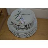 CHINA ITEMS, DINNER PLATES AND SIDE PLATES