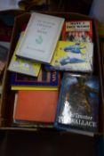 BOX OF MIXED BOOKS TO INCLUDE THE MYTHS OF GREECE AND ROME, MANY A TRUE WORD, GREAT GARDENS OF THE