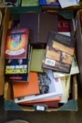 BOX OF MIXED BOOKS TO INCLUDE THE COMPLETE POEMS OF RUPERT BROOKE, BIRMINGHAM AT WORK, BURIED