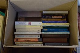 BOX OF MIXED BOOKS TO INCLUDE SONS OF WANT, GOD'S LITTLE ACRE, TEACH US TO SIT STILL ETC