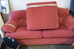 THREE SEATER SOFA, LENGTH APPROX 218CM