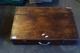 WOODEN LIFT TOP CASE, 71 X 45CM