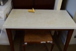 LAMINATED TOP TABLE, 110CM WIDE