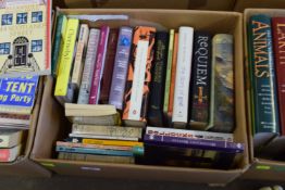 BOX OF MIXED BOOKS TO INCLUDE THE STORY OF GOD, GREAT POEMS, NORMAL FOR NORFOLK ETC