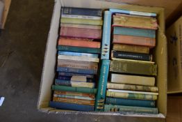 BOX OF MIXED BOOKS TO INCLUDE THE BIBLE IN SPAIN, JOURNAL OF A SOUL, THE STORY OF SAN MICHEL ETC