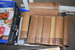 BOX CONTAINING EARLY 20TH CENTURY HARDBACK PUNCH BOOKS