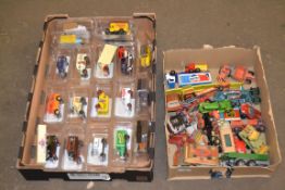 TWO BOXES OF MODEL CARS TO INCLUDE BRANDED VEHICLES