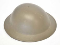 Post-WWI British Brodie helmet stamped "VV56 6SLN" to shell