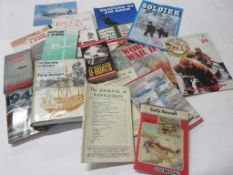 821a: One box of military interest, 18 titles including THE DEATH OF THE U-BOATS + 1941 ARMAGEDDON