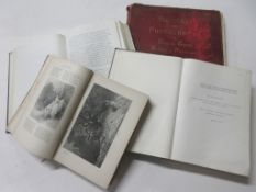 792a: One box including ORLANDO FURIOSO (illust) DORE 1889 + STODDARD: PORTFOLIO OF PHOTOGRAPHS OF