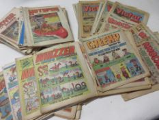 782: One box: assorted comics, approx 66 assorted issues including CHEEKY, 1977/78, 9 issues +