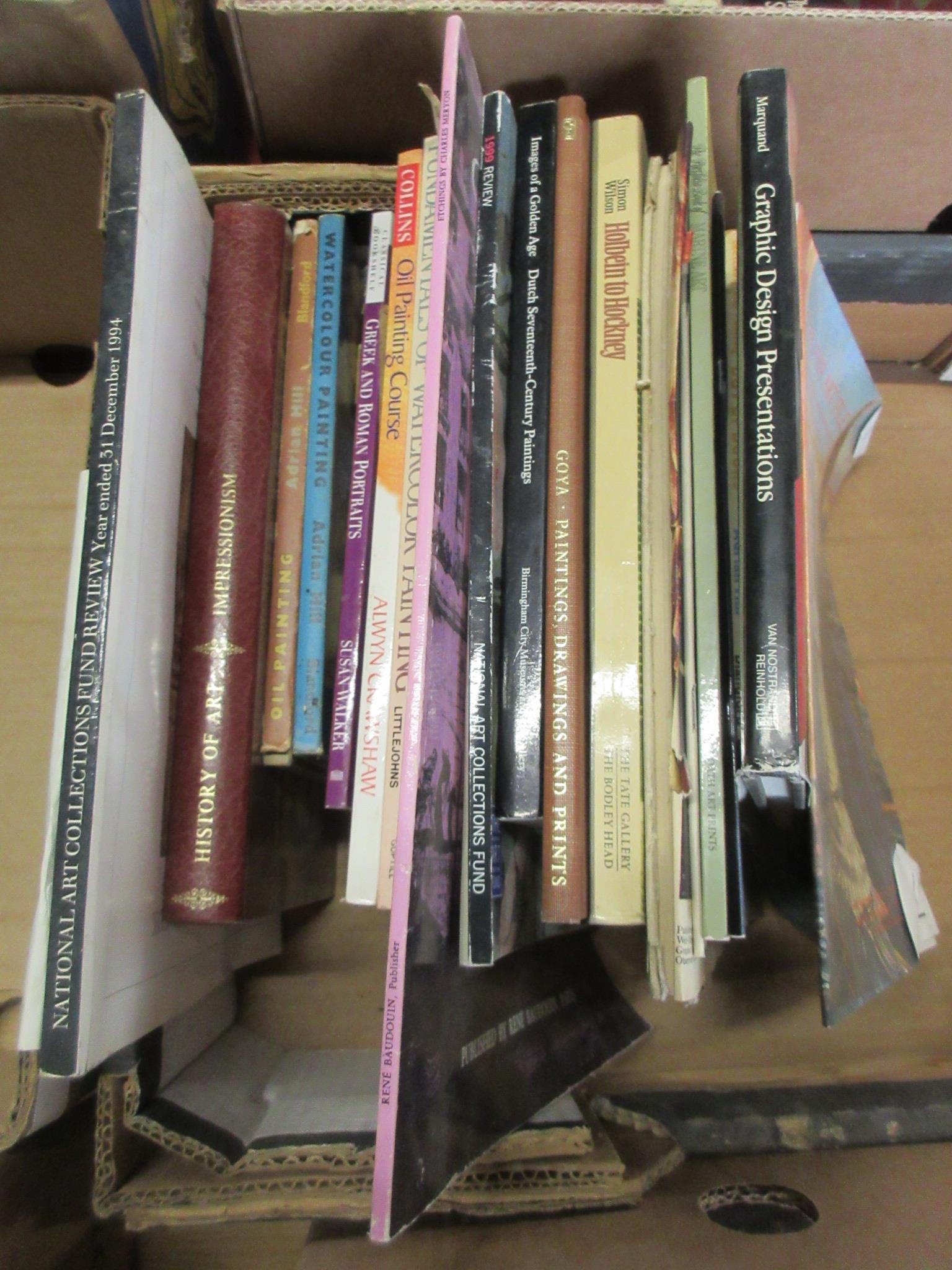 230: Box of art interest 20+ books and magazines including CHARLES MERYON ETCHINGS + HOLBEIN TO - Image 3 of 3