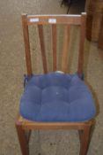 PAINTED OAK BEDROOM CHAIR, HEIGHT APPROX 87CM