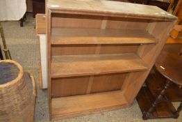 LOW BOOKSHELF, WIDTH APPROX 92CM