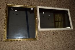 TWO FURTHER MIRRORS IN GILT FRAME