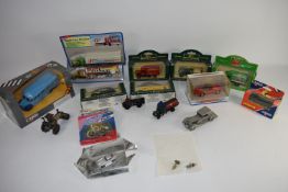 BOX CONTAINING CORGI AND OTHER MINI CARS INCLUDING DINKY