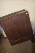 THREE EARLY 20TH CENTURY LOW WOODEN PARTITION PANELS, EACH APPROX 88CM WIDE