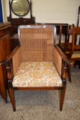 EARLY 20TH CENTURY BERGERE CHAIR, WIDTH APPROX 70CM MAX