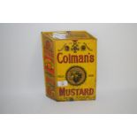 TIN ADVERTISING PLAQUE FOR COLMAN'S MUSTARD