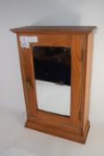 SMALL WOODEN GLAZED CABINET