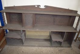 VINTAGE DRESSER TOP OR WALL SHELF, WIDTH APPROX 180CM