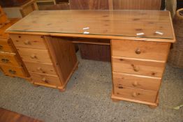 MODERN PINE DRESSING TABLE, LENGTH APPROX 140CM