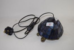 GLASS LAMP MODELLED AS A TORTOISE
