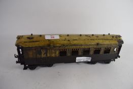 TIN PLATE TOY RAILWAY WAGON