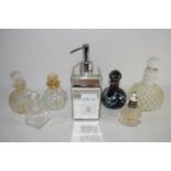 GLASS PERFUME BOTTLES