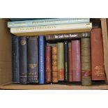 BOX OF MIXED BOOKS - MY LIFE AND SOME LETTERS, THE COMPLETE PLAYS OF BERNARD SHAW ETC