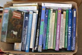 BOX OF MIXED BOOKS - BOOK OF BRITAIN'S WALKS, ENGLISH RIVER, STEAMING ACROSS BRITAIN ETC