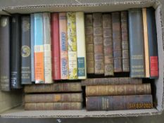 BOX OF MIXED BOOKS - ARCHIBALD MARSHALL VOLUMES OF SPECTATOR, SONGS BEFORE SUNRISE ETC