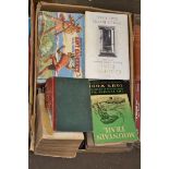 BOX OF MIXED BOOKS - MOUNTAIN TRAIL, THE GOLDEN FISH BOWL ETC