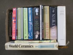 BOX OF MIXED BOOKS - THOUGHTFUL GARDENING, REVOLUTION FROM WITHIN, MARY QUEEN OF SCOTS AND THE