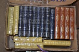 BOX OF MIXED BOOKS - VARIOUS SERIES OF J B PRIESTLEY WORKS, POETS OF THE ENGLISH LANGUAGE