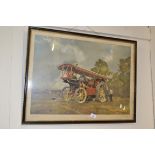FRAMED PRINT "THE IRON LADY" BY J D COULSON