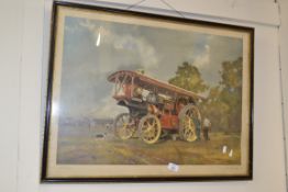 FRAMED PRINT "THE IRON LADY" BY J D COULSON