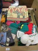 BOX CONTAINING HOUSE CLEARANCE SUNDRIES ETC