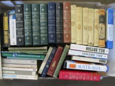 BOX OF MIXED BOOKS - DICKENS THE OLD CURIOSITY SHOP, THE HIGH FLYER, THE FLIGHT OF THE PHOENIX ETC