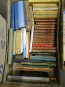BOX OF MIXED BOOKS - BOOK OF BRITISH TOWNS, MOTHER SHIPTON, TALES FROM SHAKESPEARE ETC