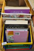 BOX OF COOKERY BOOKS - THE GOOD HOUSEKEEPING COOKBOOK ETC