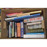 BOX OF MIXED BOOKS - JOE'S BOYS AND HOW THEY TURNED OUT, TONY BLAIR A JOURNEY ETC