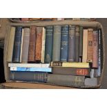 BOX OF MIXED BOOKS - BOSWELLS LIFE OF JOHNSON, THE CLOSE OF THE MIDDLE AGES ETC