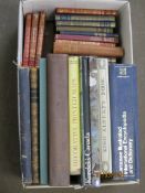 BOX OF MIXED BOOKS - KING ALBERT'S BOOK, DECORATIVE PRINTED MAPS, THE FIVE NATIONS ETC