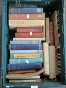BOX OF MIXED HISTORICAL INTEREST BOOKS - THE MEDIEVAL EMPIRE VOLS 1 AND 2, ENGLISH ECONOMIC HISTORY,