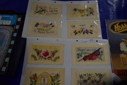 TWO LOTS OF EMBROIDERED WWI POSTCARDS (8)