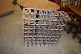 64-HOLE METAL WINE RACK